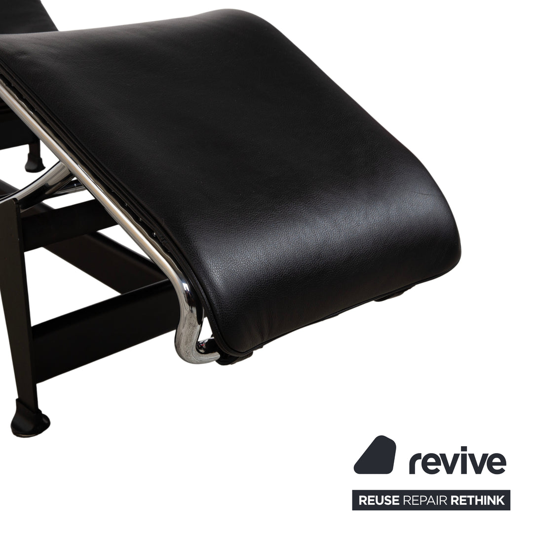 Cassina Le Corbusier LC 4 Leder Chrom Liege Schwarz Bauhaus