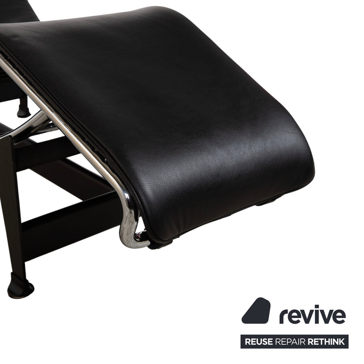 Cassina Le Corbusier LC 4 Leder Chrom Liege Schwarz Bauhaus