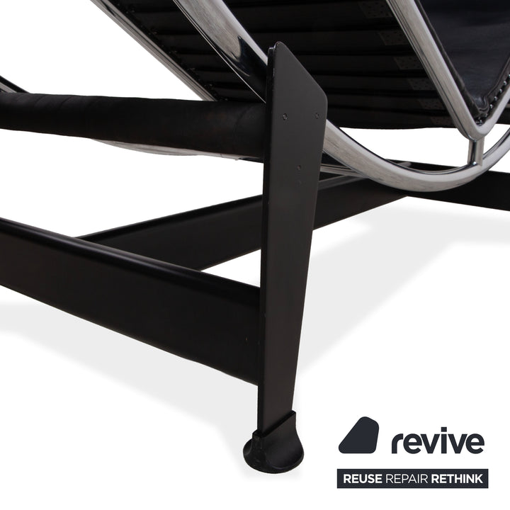 Cassina Le Corbusier LC 4 Leder Liege Schwarz Bauhaus