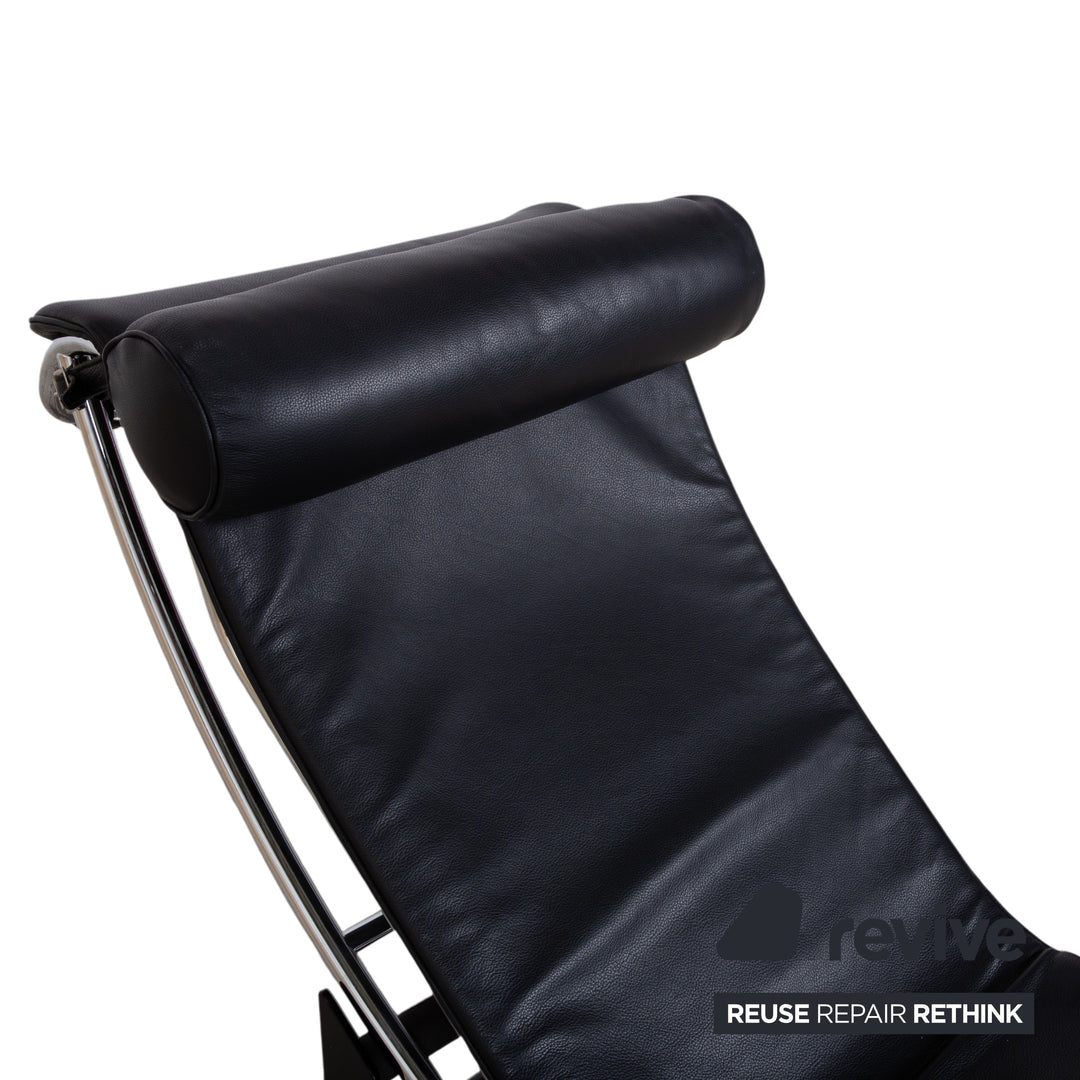Cassina Le Corbusier LC 4 Leder Liege Schwarz Bauhaus