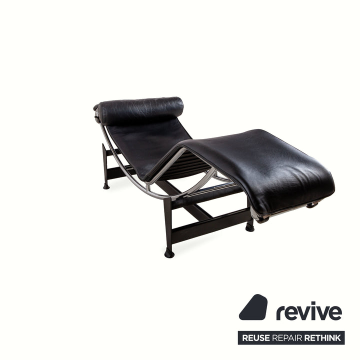 Cassina Le Corbusier LC 4 Leder Liege Schwarz Bauhaus