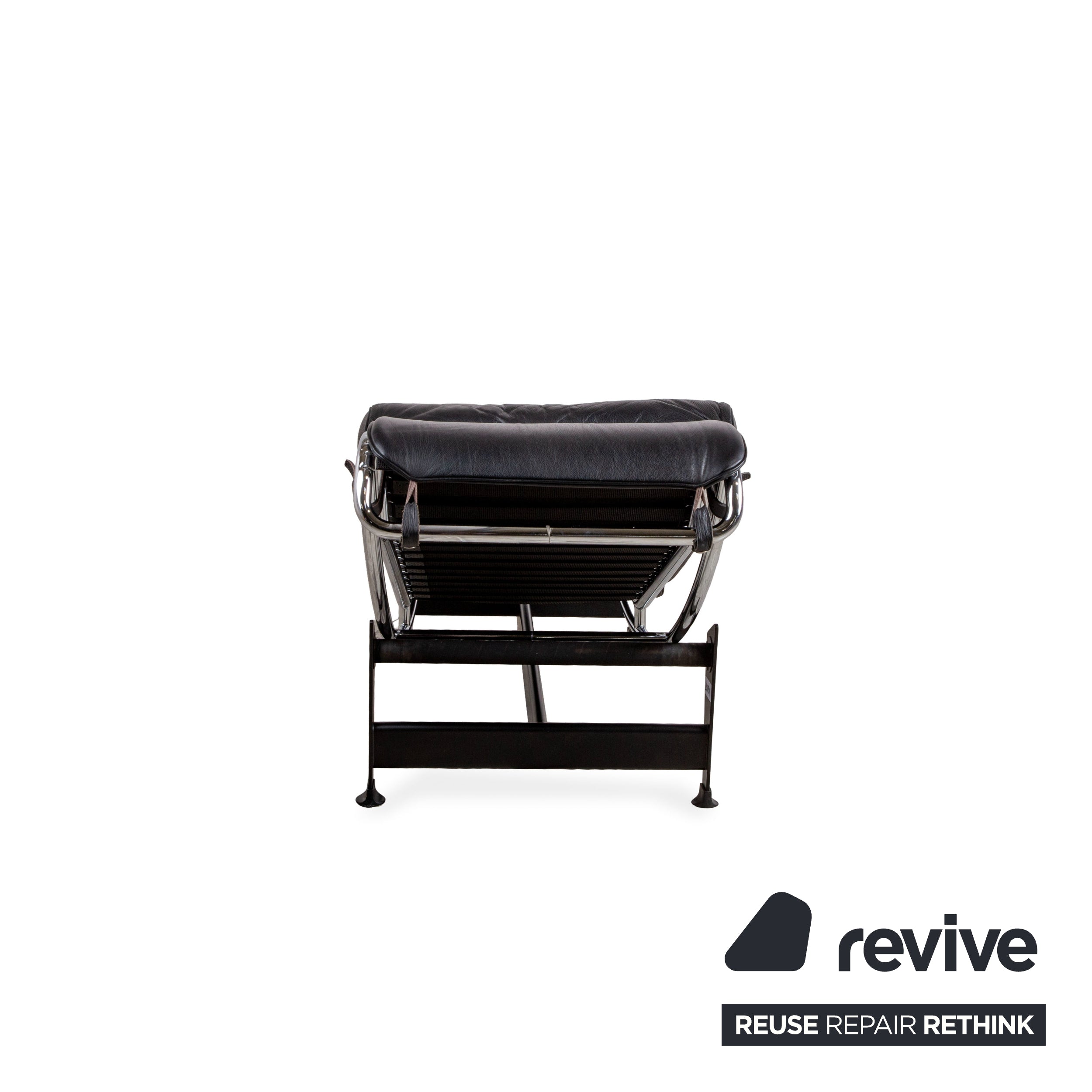 Cassina Le Corbusier LC 4 Leather Lounger Black Bauhaus