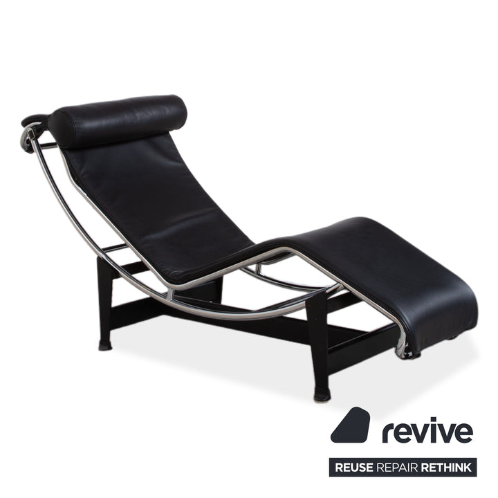 Cassina Le Corbusier LC 4 Leder Liege Schwarz Bauhaus