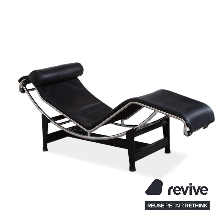 Cassina Le Corbusier LC 4 Leder Liege Schwarz Bauhaus