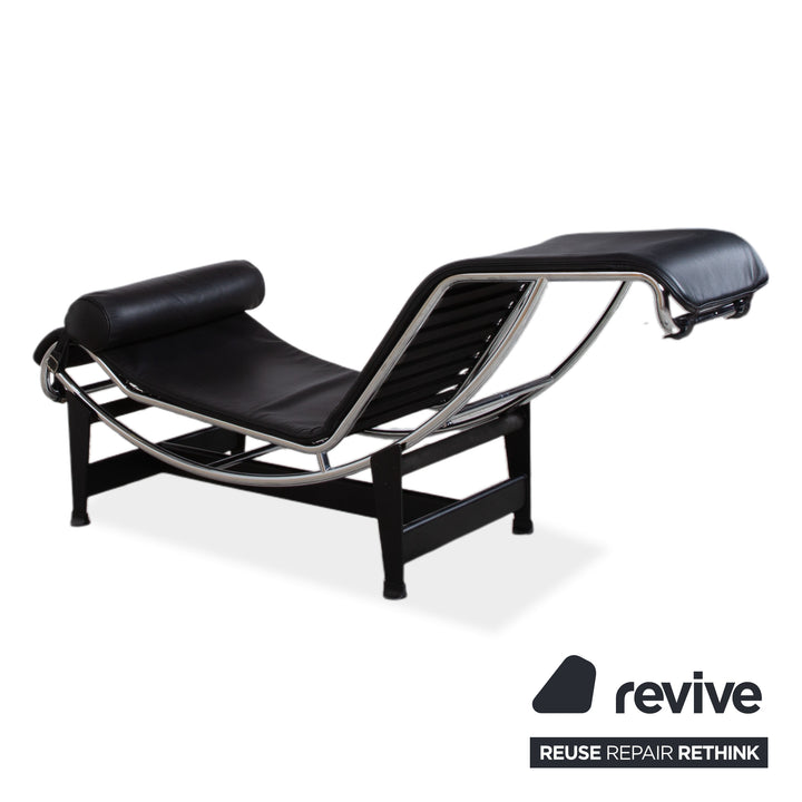 Cassina Le Corbusier LC 4 Leder Liege Schwarz Bauhaus