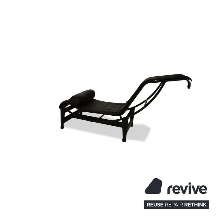 Cassina Le Corbusier LC 4 Leather Lounger Black Bauhaus