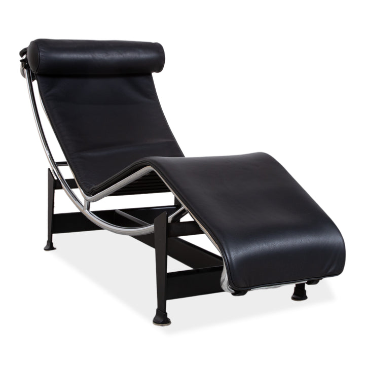Cassina Le Corbusier LC 4 Leder Liege Schwarz Bauhaus