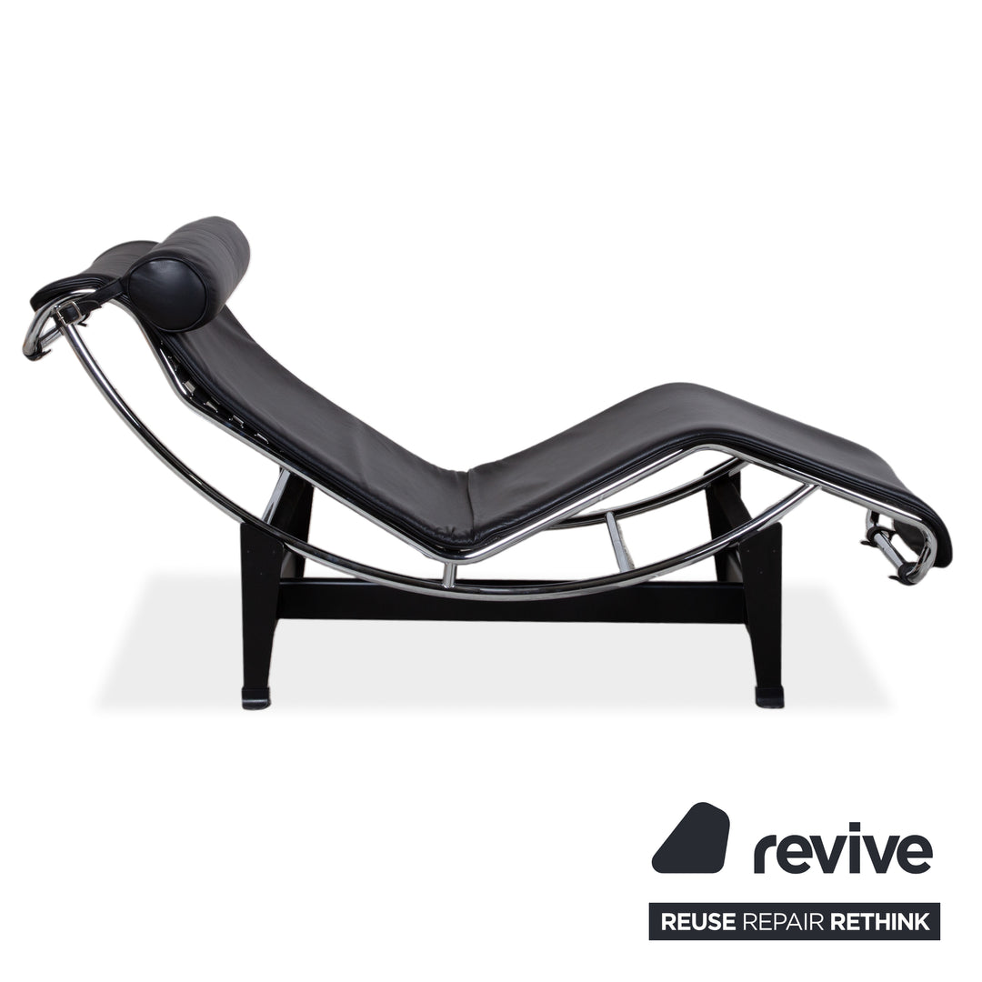 Cassina Le Corbusier LC 4 Leder Liege Schwarz Bauhaus