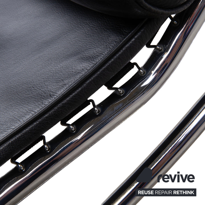 Cassina Le Corbusier LC 4 Leder Liege Schwarz Bauhaus