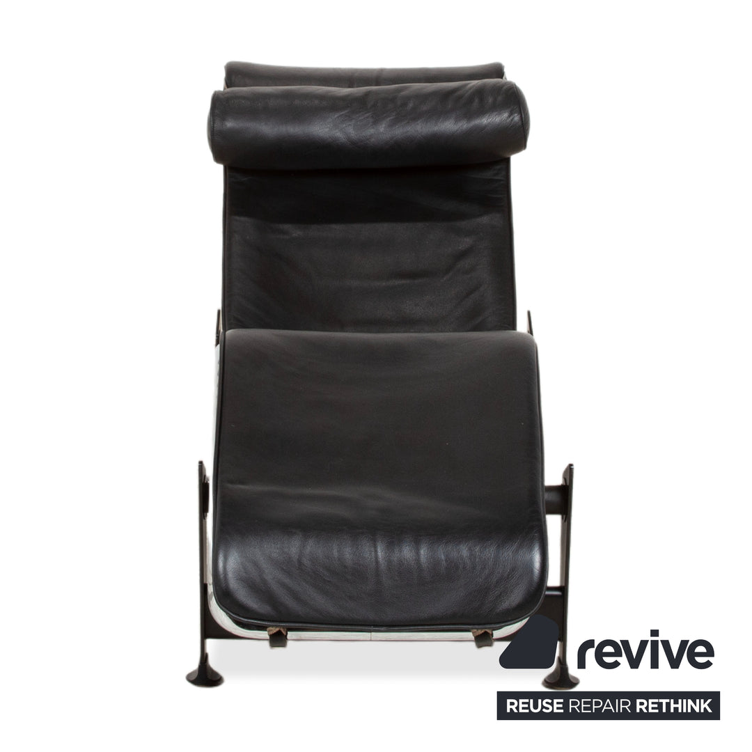 Cassina Le Corbusier LC 4 Leder Liege Schwarz Bauhaus manuelle Funktion
