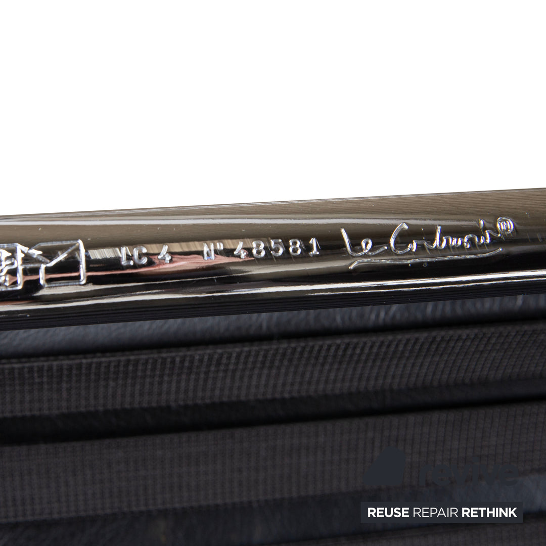 Cassina Le Corbusier LC 4 Leder Liege Schwarz Bauhaus