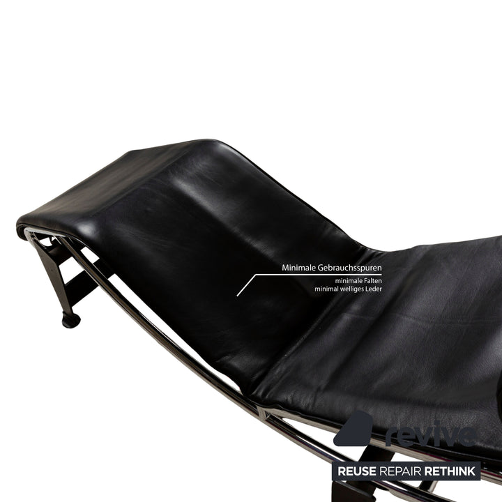 Cassina Le Corbusier LC 4 Leder Liege Schwarz Bauhaus