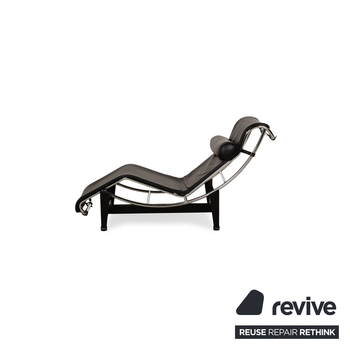 Cassina Le Corbusier LC 4 Leder Liege Schwarz Funktion Relaxfunktion