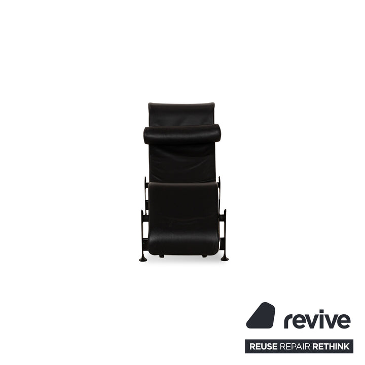 Cassina Le Corbusier LC 4 Leder Liege Schwarz Funktion Relaxfunktion