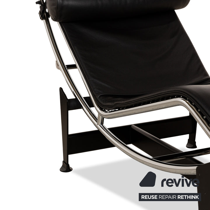 Cassina Le Corbusier LC 4 Leder Liege Schwarz Funktion Relaxfunktion