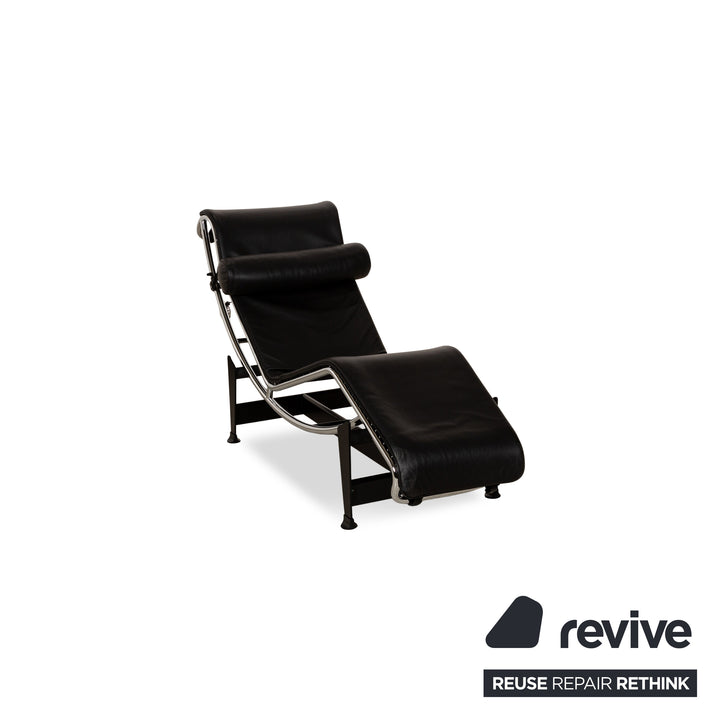Cassina Le Corbusier LC 4 Leder Liege Schwarz Funktion Relaxfunktion