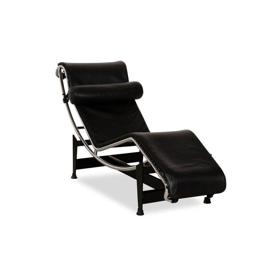 Cassina Le Corbusier LC 4 Leder Liege Schwarz Funktion Relaxfunktion
