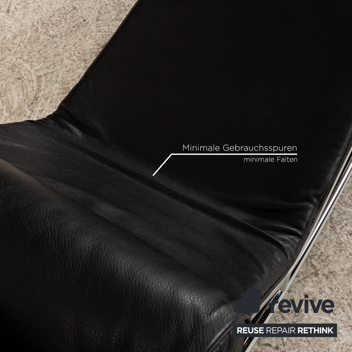 Cassina Le Corbusier LC 4 Leder Liege Schwarz Funktion Relaxfunktion