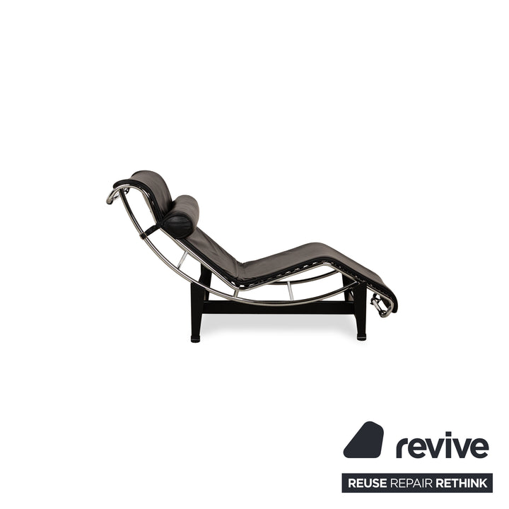 Cassina Le Corbusier LC 4 Leder Liege Schwarz Funktion Relaxfunktion