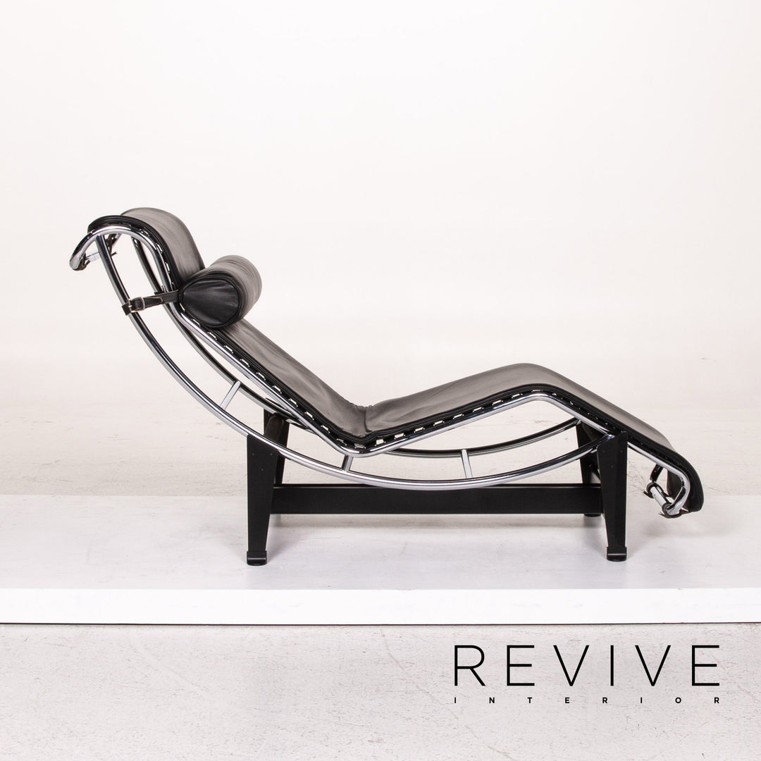 Cassina Le Corbusier LC 4 Leder Liege Schwarz Relaxfunktion Funktion #13539