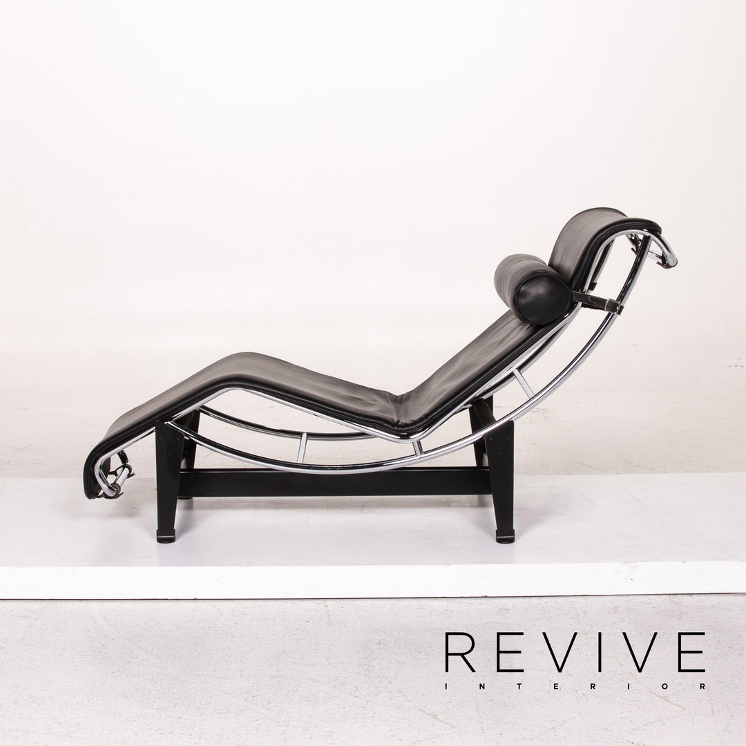 Cassina Le Corbusier LC 4 Leder Liege Schwarz Relaxfunktion Funktion #13539