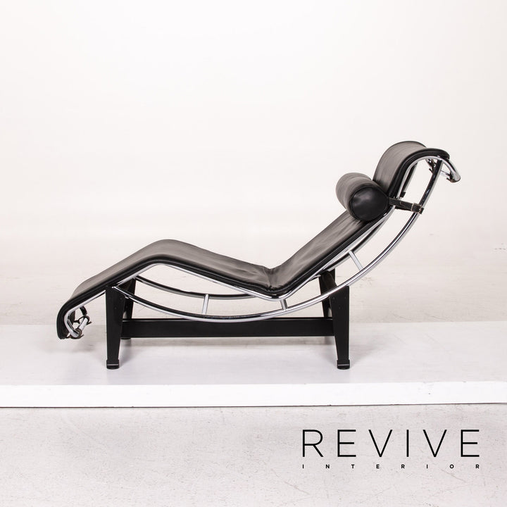 Cassina Le Corbusier LC 4 Leder Liege Schwarz Relaxfunktion Funktion #13539