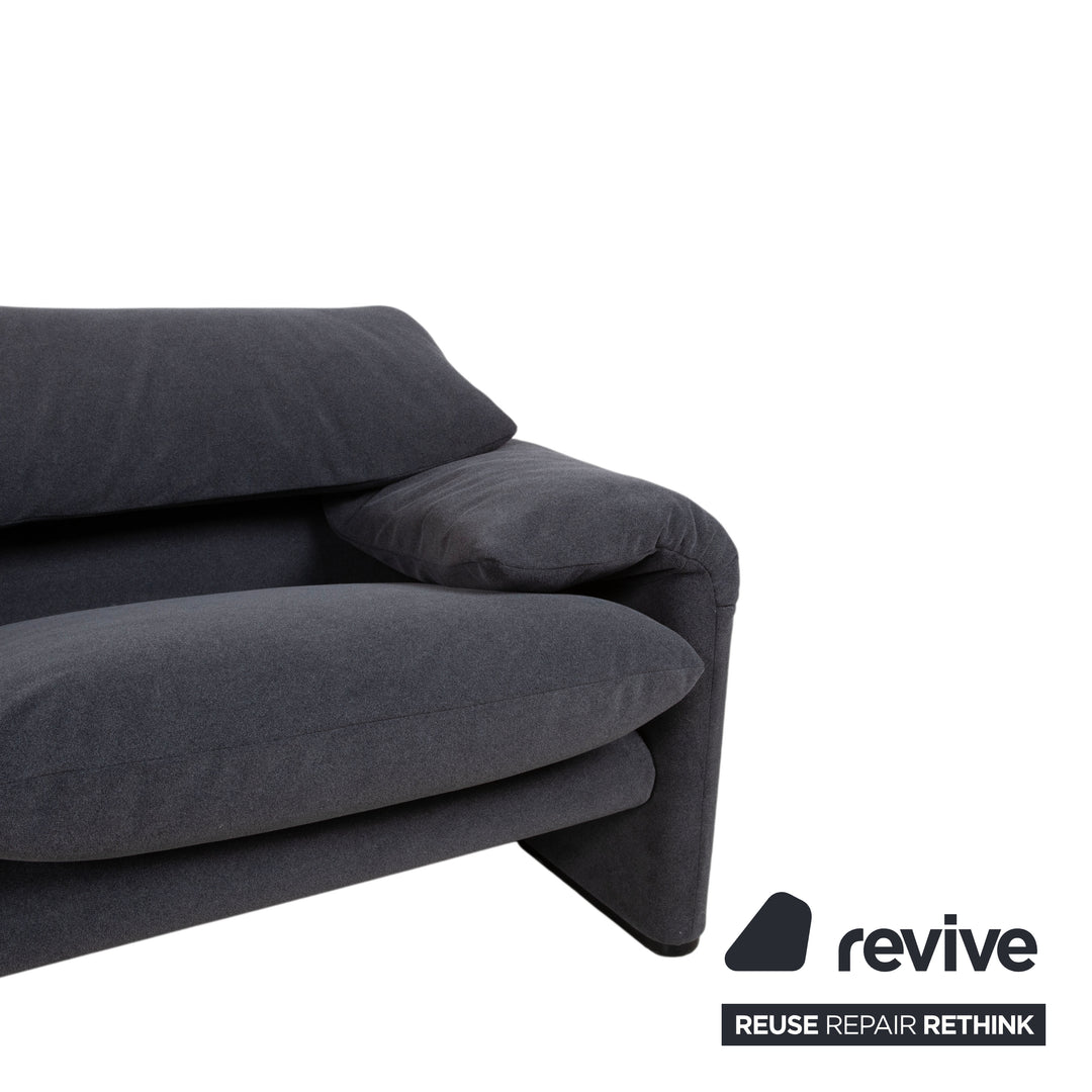 Cassina Maralunga Dreisitzer Stoff Sofa Couch manuelle Funktion Neubezug GLORIA 448