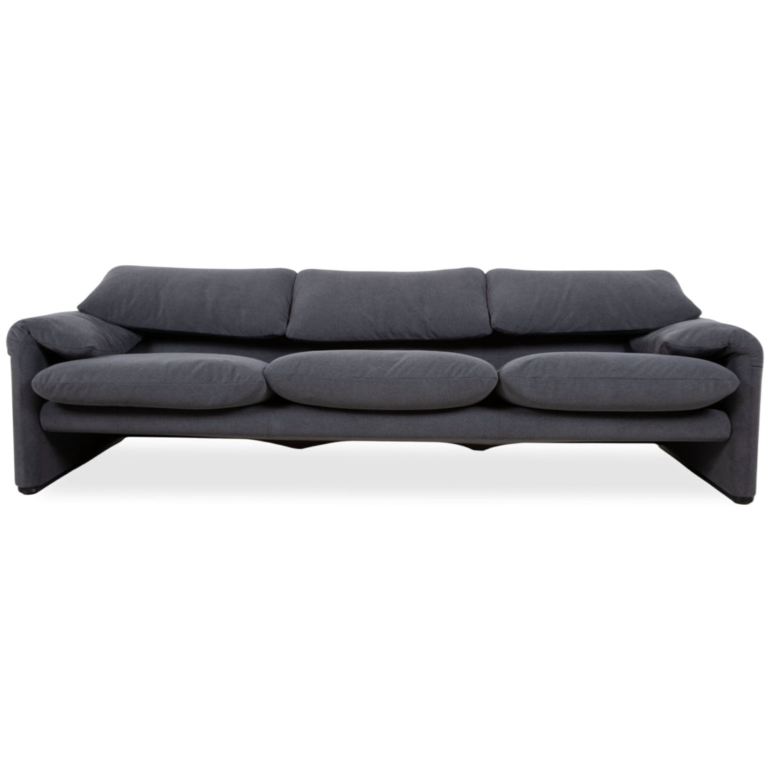 Cassina Maralunga Dreisitzer Stoff Sofa Couch manuelle Funktion Neubezug GLORIA 448
