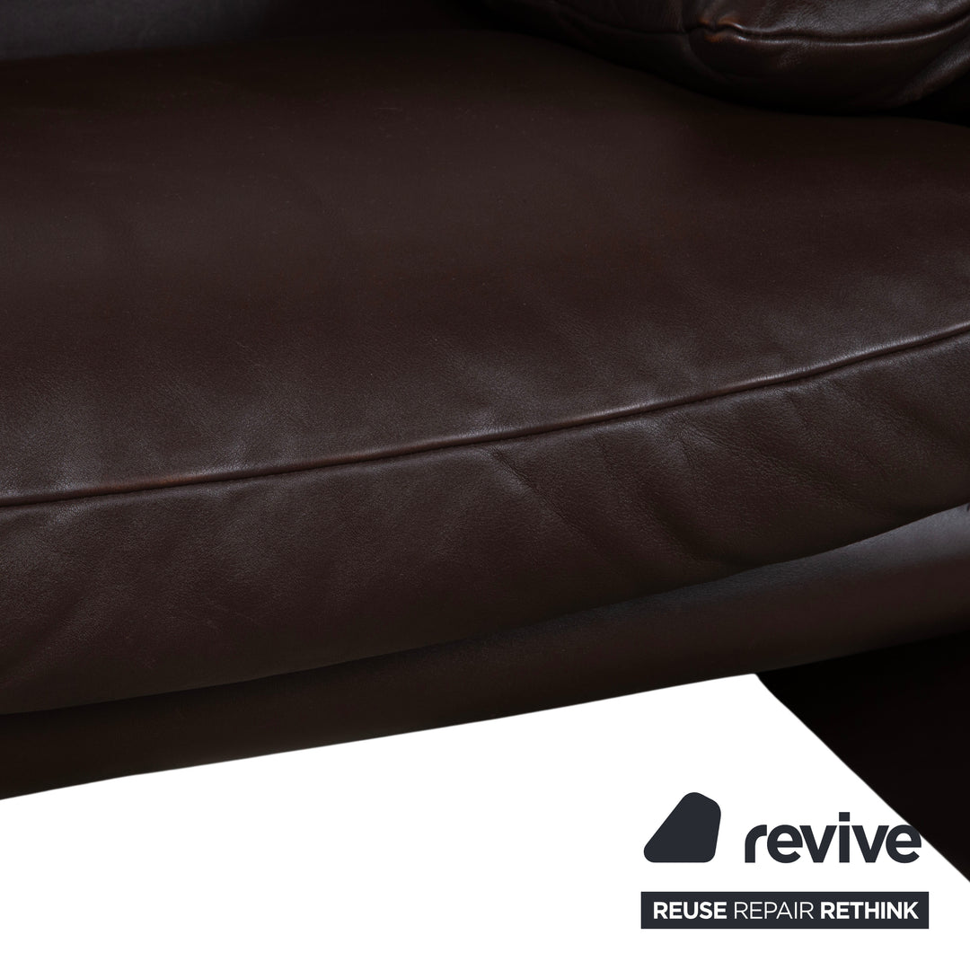 Cassina Maralunga Leder Sessel Braun Espresso manuelle Funktion