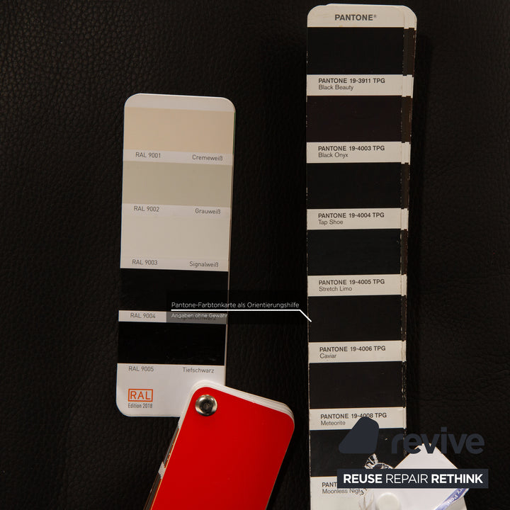 Cassina Maralunga Leder Sofa Garnitur Schwarz 2x Zweisitzer Sessel manuelle Funktion