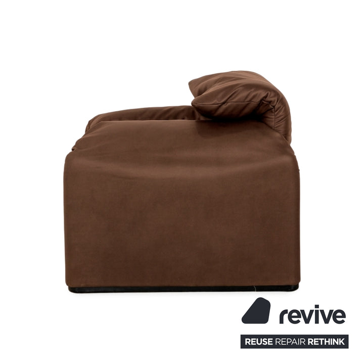Cassina Maralunga Sessel veganes Leder GAVIN 103 Cognac manuelle Funktion