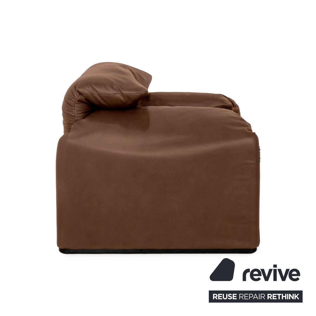 Cassina Maralunga Sessel veganes Leder GAVIN 103 Cognac manuelle Funktion