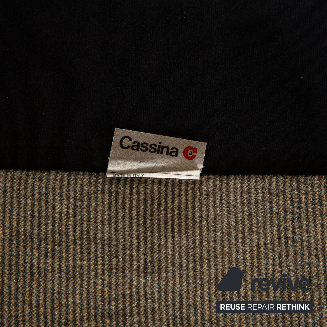 Cassina Maralunga Fabric Armchair Brown Gray manual function