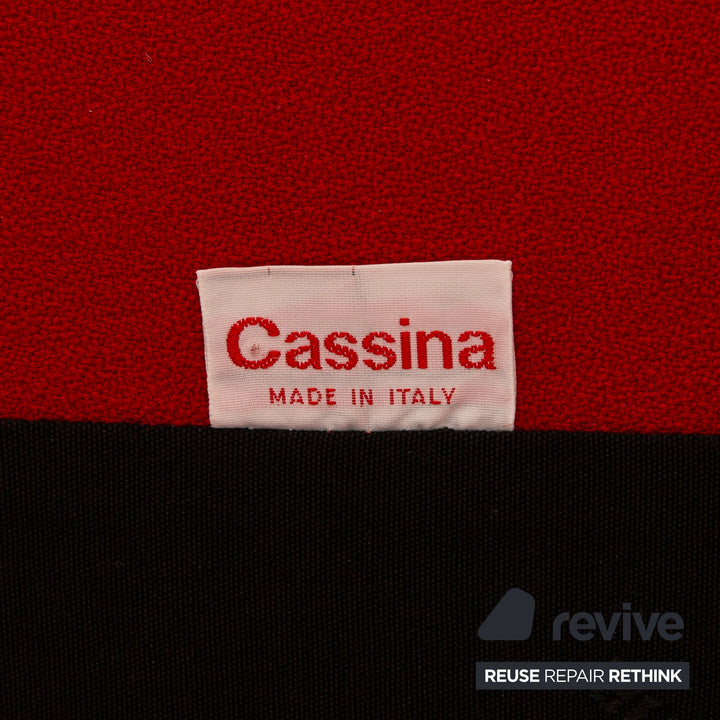 Ensemble canapé en tissu Cassina Maralunga rouge fonction manuelle canapé trois places deux places