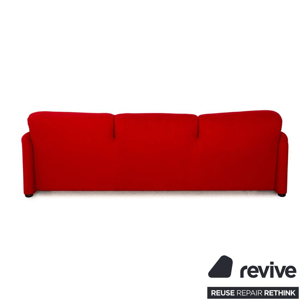 Ensemble canapé en tissu Cassina Maralunga rouge fonction manuelle canapé trois places deux places