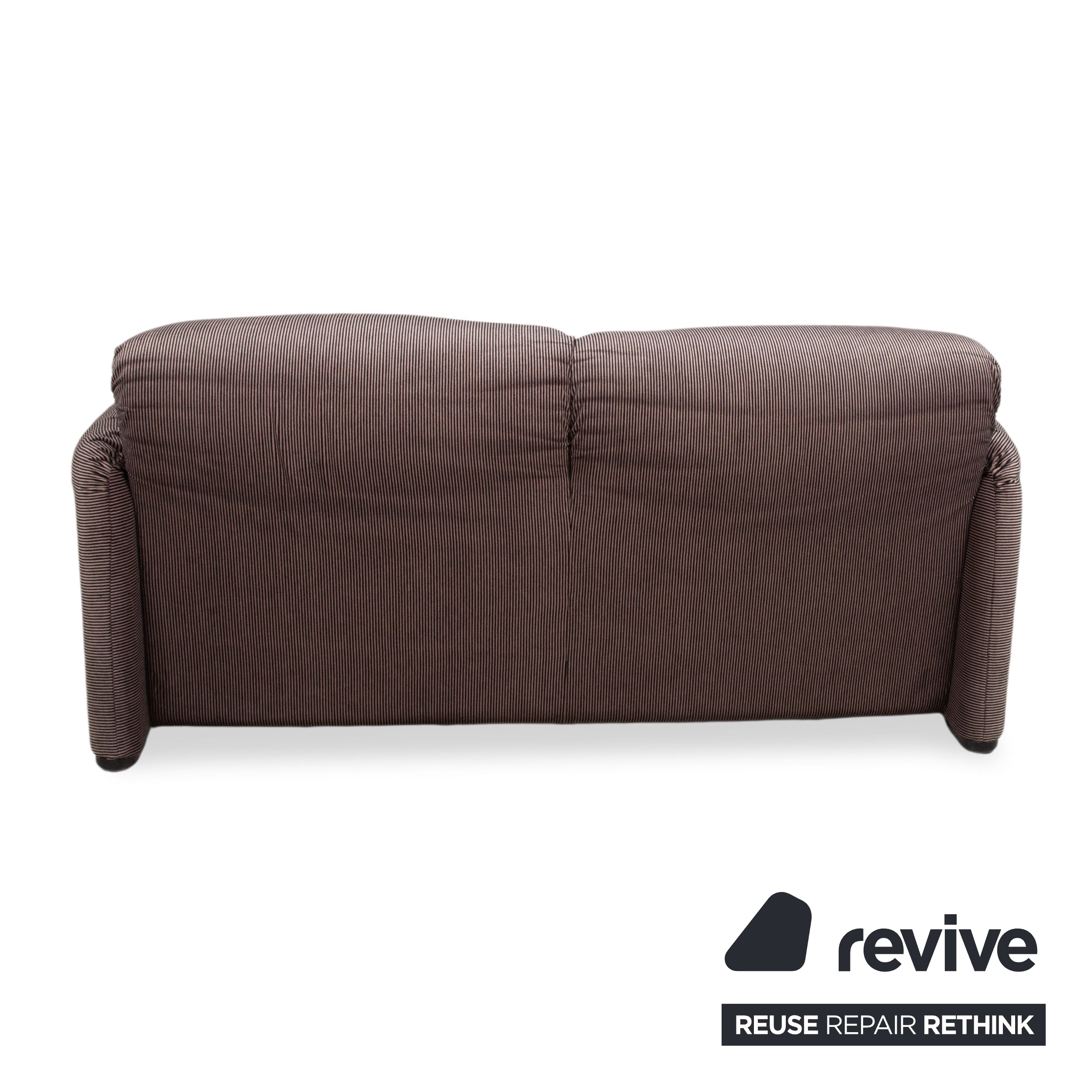 Cassina Maralunga Stoff Zweisitzer Braun Taupe manuelle Funktion Sofa Couch