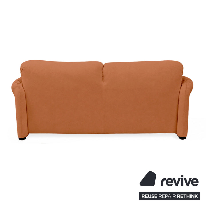 Cassina Maralunga Stoff Zweisitzer Braun Orange Sofa Couch Neubezug Manuelle Funktion