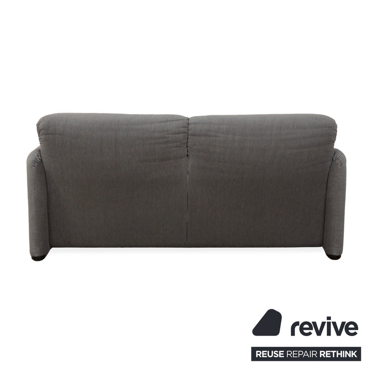 Canapé 2 places en tissu Cassina Maralunga Gris Fonctionnement manuel