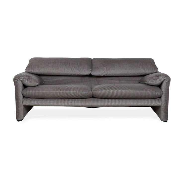 Canapé 2 places en tissu Cassina Maralunga Gris Fonctionnement manuel