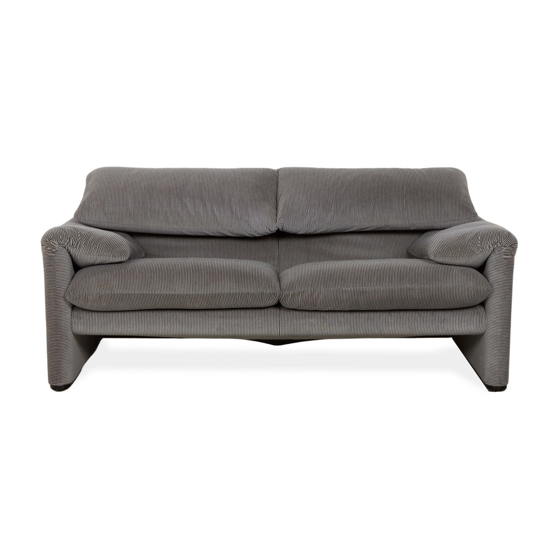 Canapé 2 places en tissu Cassina Maralunga Gris Fonctionnement manuel