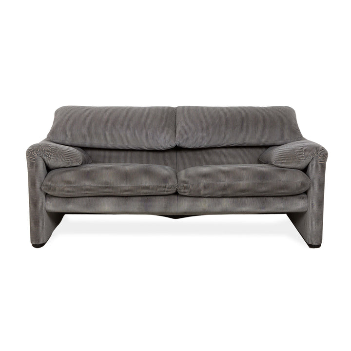 Canapé 2 places en tissu Cassina Maralunga Gris Fonctionnement manuel