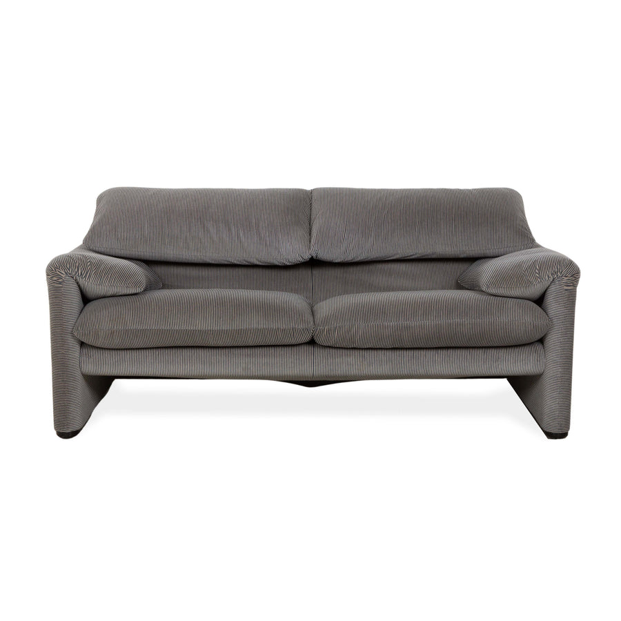 Canapé 2 places en tissu Cassina Maralunga Gris Fonctionnement manuel
