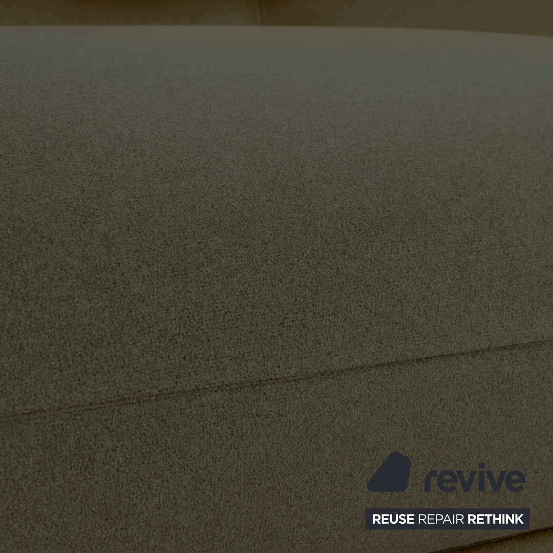 Cassina Maralunga Stoff Zweisitzer Grün Olivgrün Sofa Couch Neubezug Manuelle Funktion