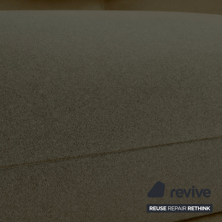 Cassina Maralunga Stoff Zweisitzer Grün Olivgrün Sofa Couch Neubezug Manuelle Funktion