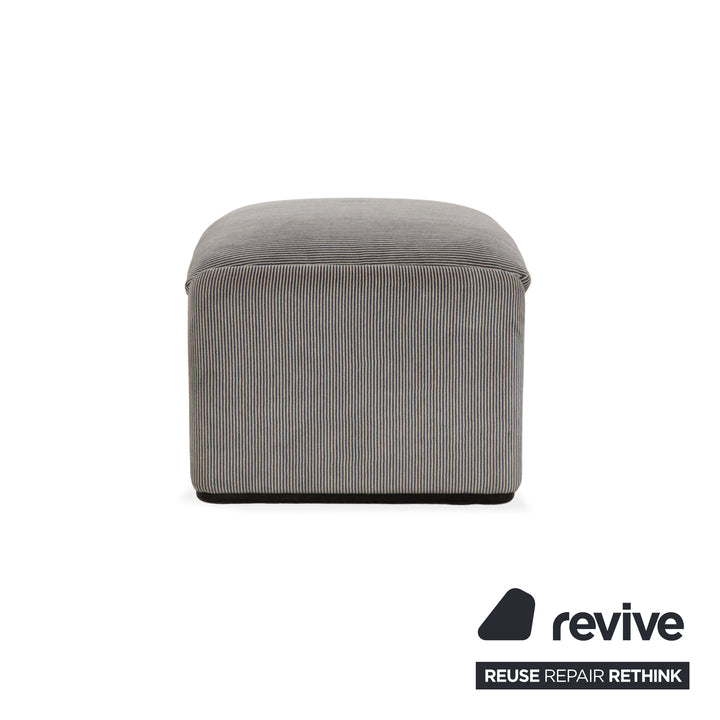 Cassina Maralunga Stoff Zweisitzer Sofa Couch Hocker Grau manuelle Funktion