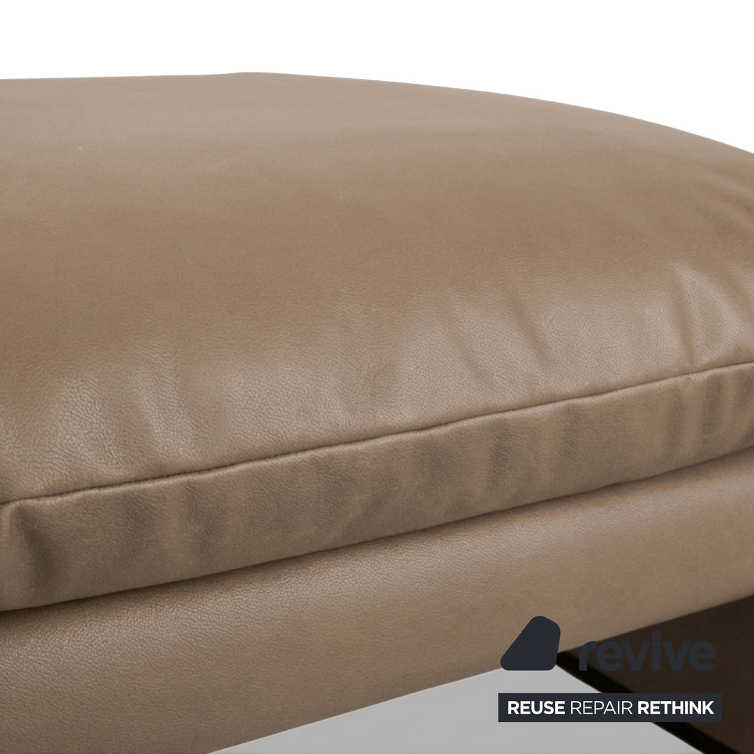 Cassina Maralunge veganes Leder GAVIN 100 Hocker Beige