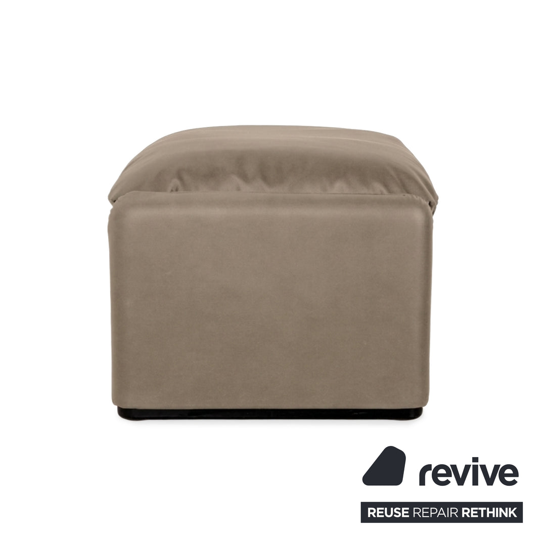 Cassina Maralunge veganes Leder GAVIN 100 Hocker Beige