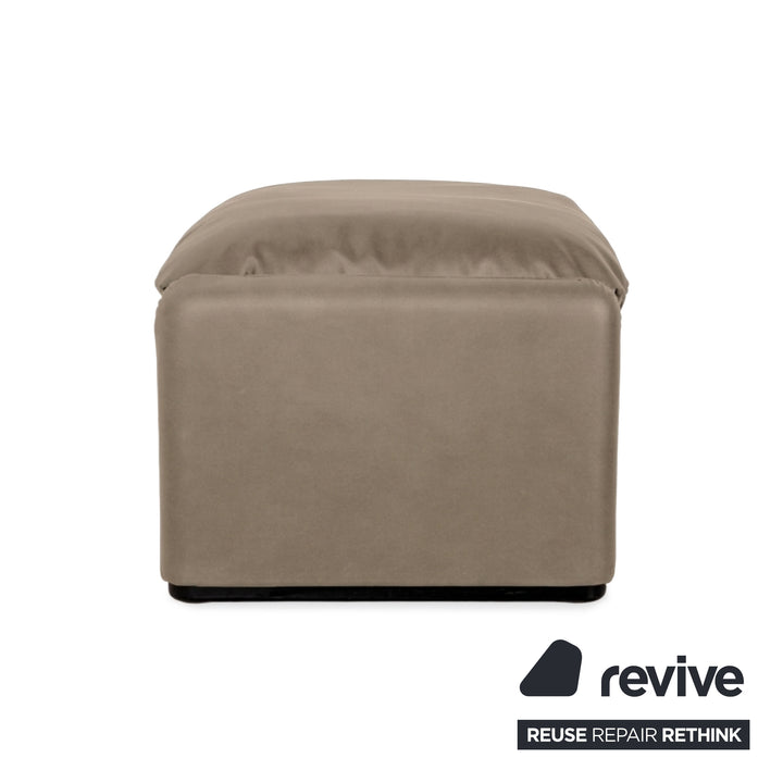 Cassina Maralunge veganes Leder GAVIN 100 Hocker Beige