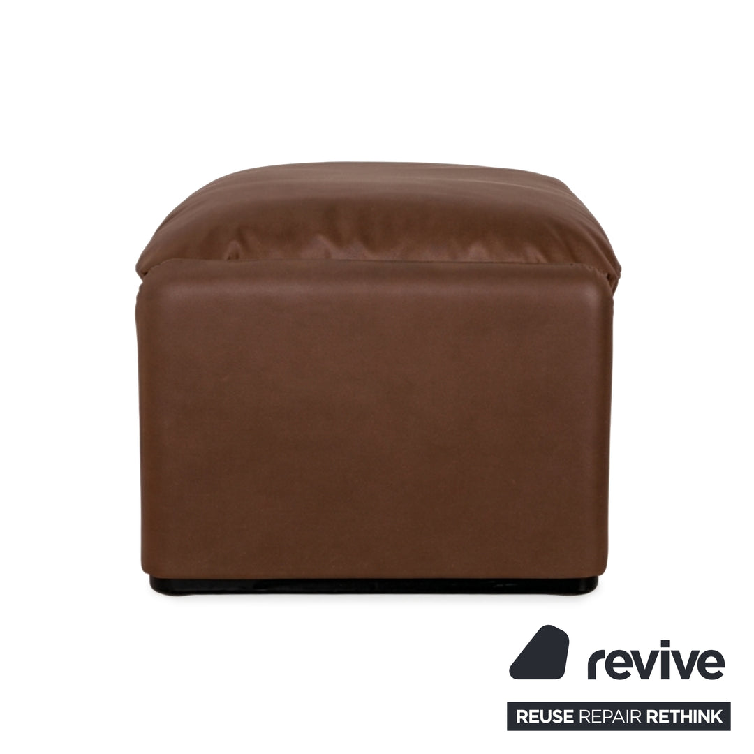 Cassina Maralunge veganes Leder GAVIN 103 Hocker Cognac
