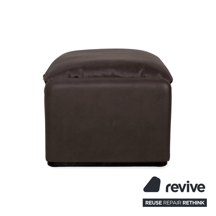 Cassina Maralunge veganes Leder GAVIN 105 Hocker Mokka